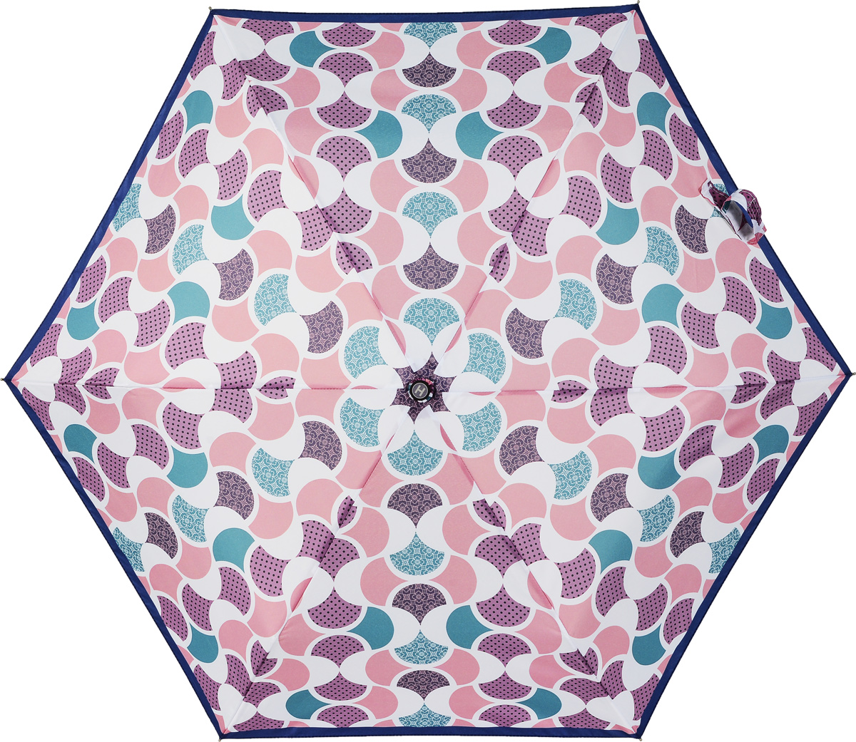 Зонт женский Henry Backer, 3 сложения, цвет: розовый. U32203 Good mood