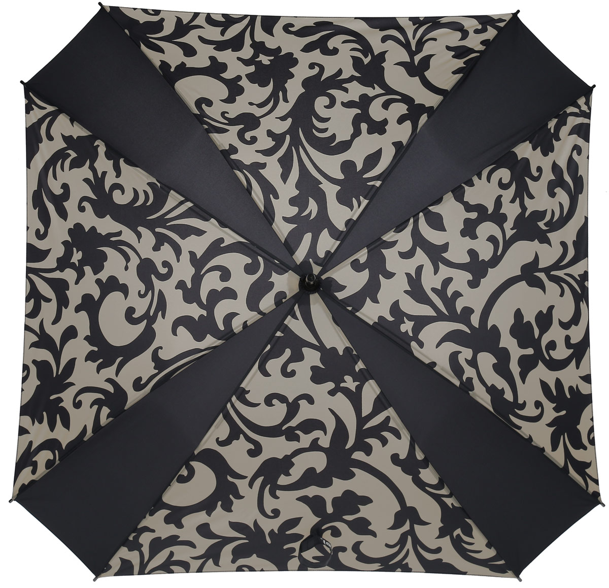 Зонт-трость женский Reisenthel, цвет: бежевый, черный. YM7027