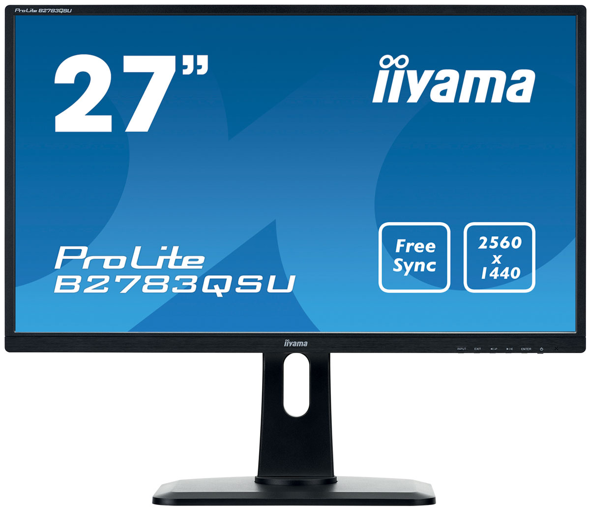 iiyama B2783QSU-B1, Black монитор