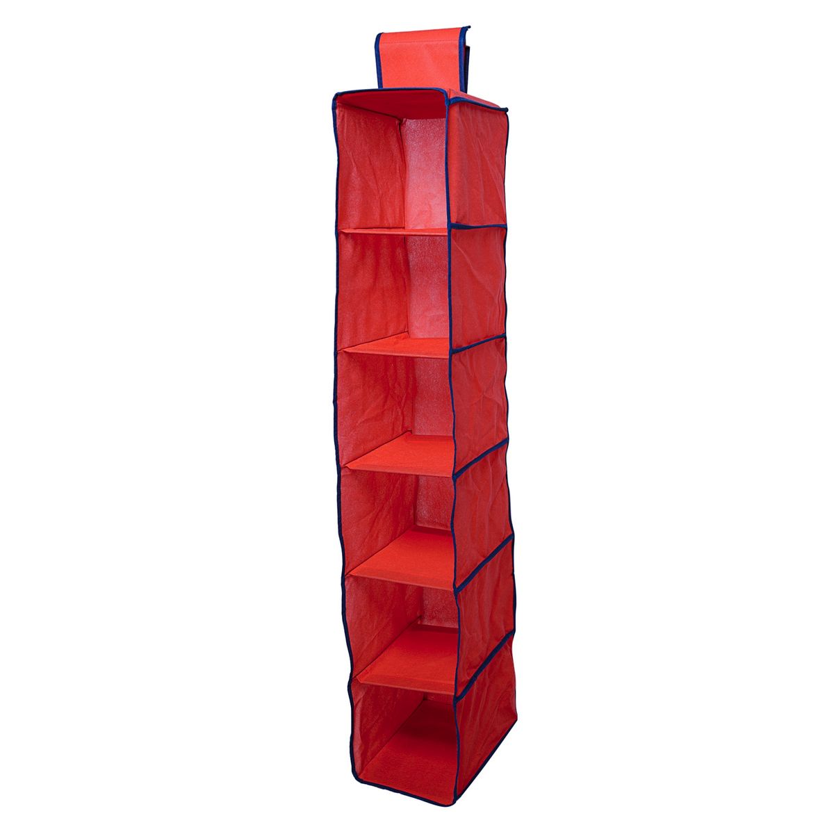 Органайзер подвесной Homsu Rosso, 6 полок, 120 х 22 х 30 смHOM-319 Органайзер подвесной Homsu Rosso, 6 полок, 120 х 22 х 30 смHOM-319Подвесной органайзер Homsu Rosso выполнен из прочного полиэстера - материала, который отличается прочностью, водоотталкивающими свойствами и практичностью. Изделие имеет 6 полок для хранения различных предметов, в том числе одежды, детских игрушек. Органайзер подвешивается к карнизу, рейлингу, стальным трубам и крепежам с помощью специальной петли. Размер полки: 30 х 20 см.