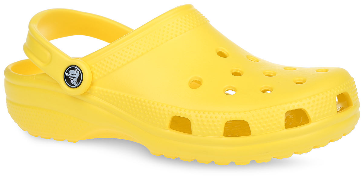 Сабо Crocs Classic, цвет: желтый. 10001-7C1. Размер 12 (45)