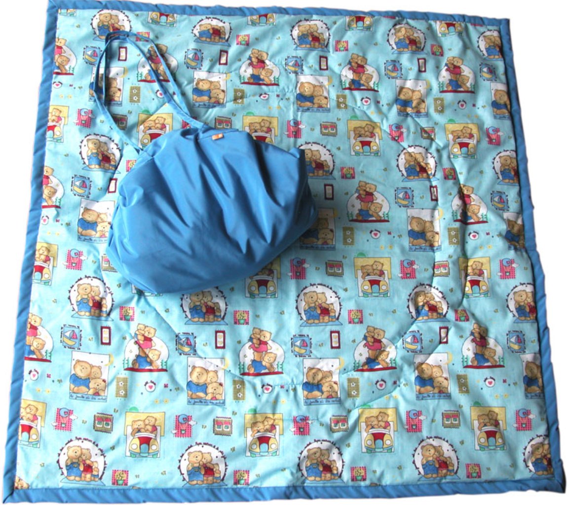 Чудо-Чадо Переносной коврик-сумка цвет голубой мишки