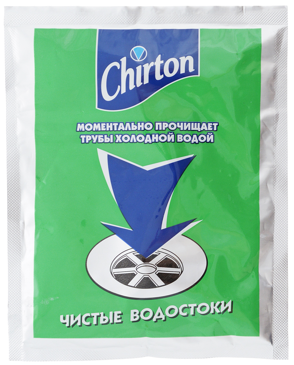 Средство для прочистки труб Chirton, 60 г50011 Средство для прочистки труб Chirton, 60 г50011Средство Chirton предназначено для прочистки сливных отверстий отзасоров, а также для очистки труб, раковин, ванн и унитазов от окиси, ржавчины,грязи. Прочищает, дезинфицирует, устраняет неприятные запахи. Эффективнодействует в холодной воде. Не причиняет вреда эмалям и полимернымматериалам. Использование одной упаковки в месяц достаточно для того, чтобытрубы были как новые.Состав: > 30% щелочь (гидроксид натрия), > 30% активная добавка, > 5 -Товар сертифицирован.