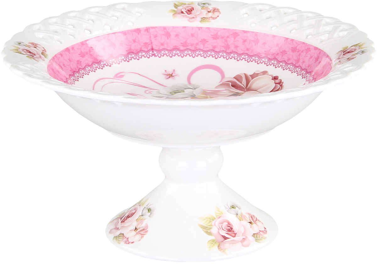 Конфетница Patricia, диаметр 30 см. IM56-0121IM56-0121 Конфетница Patricia, диаметр 30 см. IM56-0121IM56-0121Конфетница выполнена из фарфора. Изделие имеет сложную форму напоминающую распустившийся бутон цветка. Дно изделия украшена цветочным декором.