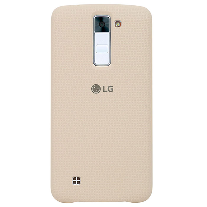 LG Back Cover чехол для K350, WhiteCSV-160.AGRAWH LG Back Cover чехол для K350, WhiteCSV-160.AGRAWHЧехол LG Back Cover для K350 имеет утонченный дизайн с тканевым узором на задней крышке. Он обеспечивает максимальное удобство в использовании, а прорезиненное покрытие из твердого пластика - дополнительную защиту от повреждений.