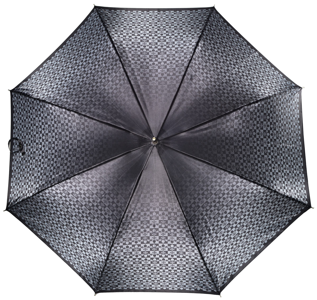 Зонт женский Henry Backer, цвет: серый. U11203 Black lily