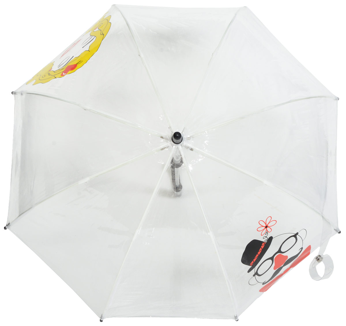 Зонт-трость детский Fulton, механический, цвет: белый, мультиколор. C605-2868
