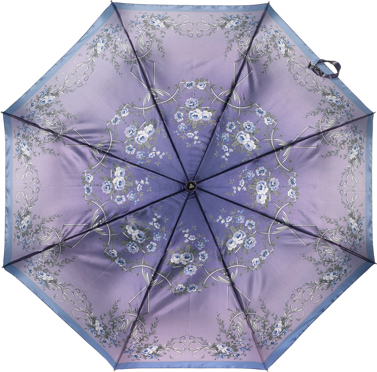 Зонт женский Fabretti, автомат, 3 сложения, цвет: фиолетовый. L-16106-2