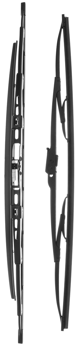 Щетка стеклоочистителя Bosch 608S, каркасная, со спойлером, длина 55/60 см, 2 шт3397118308 Щетка стеклоочистителя Bosch 608S, каркасная, со спойлером, длина 55/60 см, 2 шт3397118308Комплект Bosch 608S состоит из двух щеток разной длины, выполненных по современной технологии из высококачественных материалов. Они обеспечивают идеальную очистку стекла в любую погоду.TWIN Spoiler - серия классических каркасных щеток со спойлером от компании Bosch. Эти щетки имеют полностью металлический каркас с двойной защитой от коррозии и сверхточный профиль резинового элемента с двумя чистящими кромками. Спойлер, выполненный в виде крыла, закрывает каркас щетки от воздушного потока.Комплектация: 2 шт.Длина щеток: 55 см; 60 см.