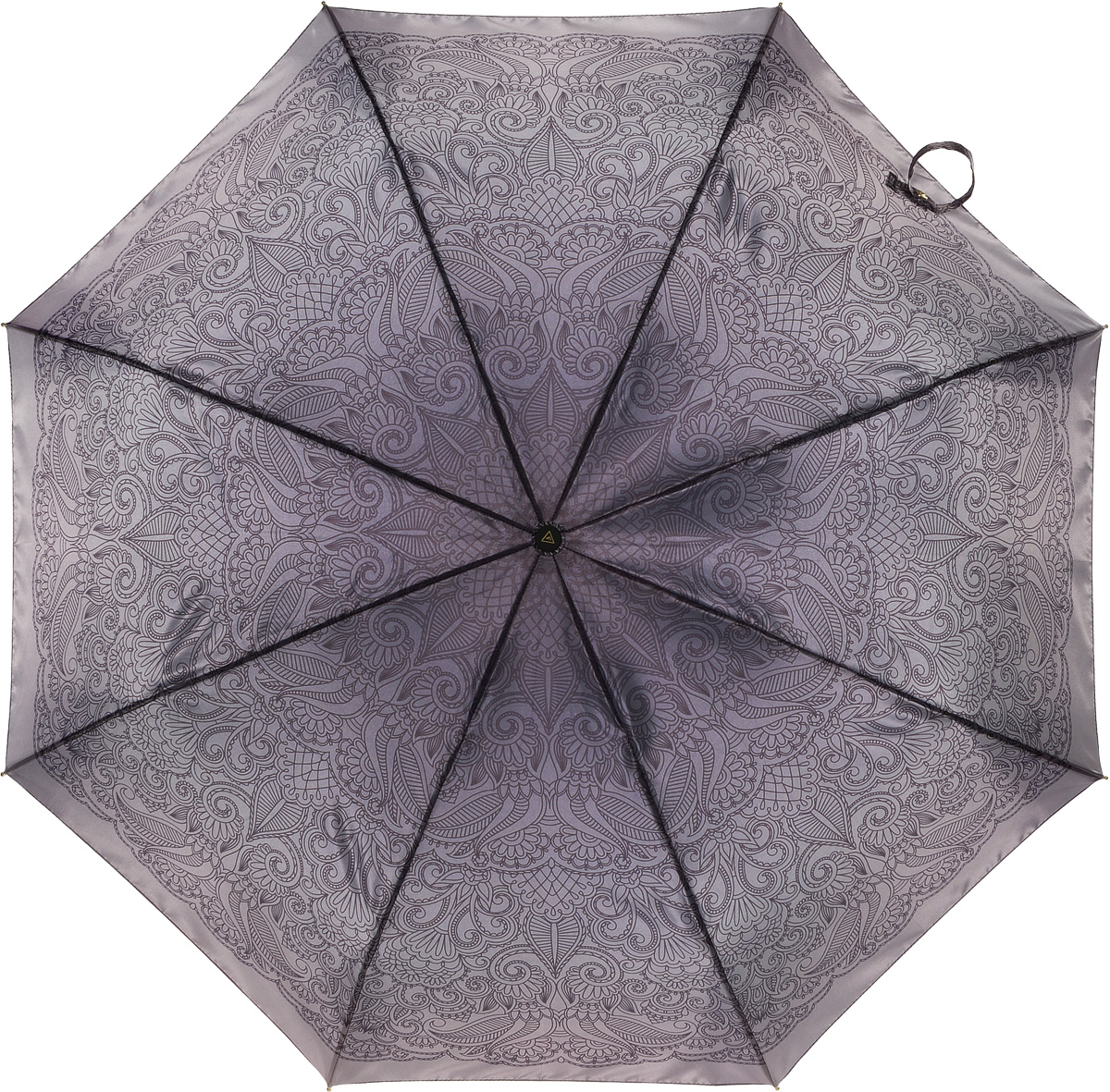 Зонт женский Fabretti, автомат, 3 сложения, цвет: серый. L-16107-25