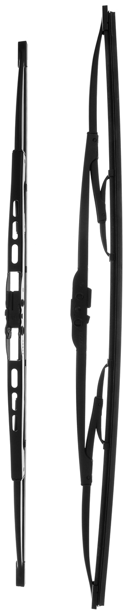 Щетка стеклоочистителя Bosch 551, каркасная, длина 50/55 см, 2 шт3397118422 Щетка стеклоочистителя Bosch 551, каркасная, длина 50/55 см, 2 шт3397118422Комплект Bosch 551 состоит из двух щеток разной длины, выполненных посовременной технологии извысококачественныхматериалов. Они обеспечивает идеальнуюочистку стекла в любую погоду. TWIN - серия классических каркасных щеток от компании Bosch. Эти щетки имеютполностью металлический каркас с двойной защитой от коррозии и сверхточныйпрофиль резинового элемента с двумя чистящими кромками. Комплектация: 2 шт. Длина щеток: 50 см; 55 см.