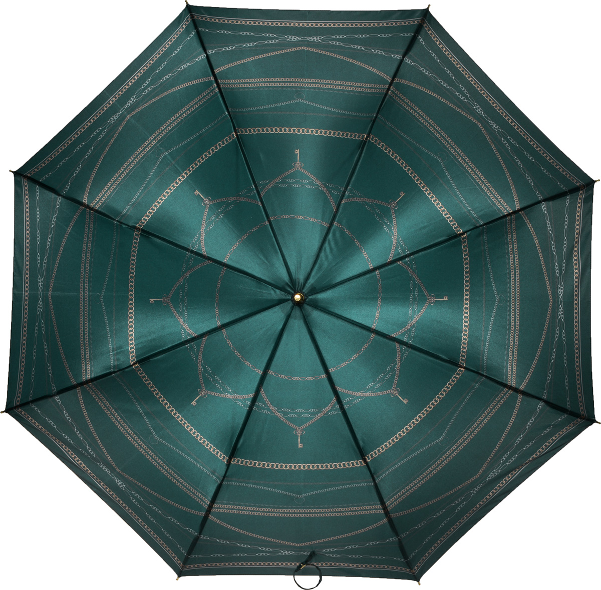 Зонт женский Fabretti, механика, трость, цвет: зеленый. 1608