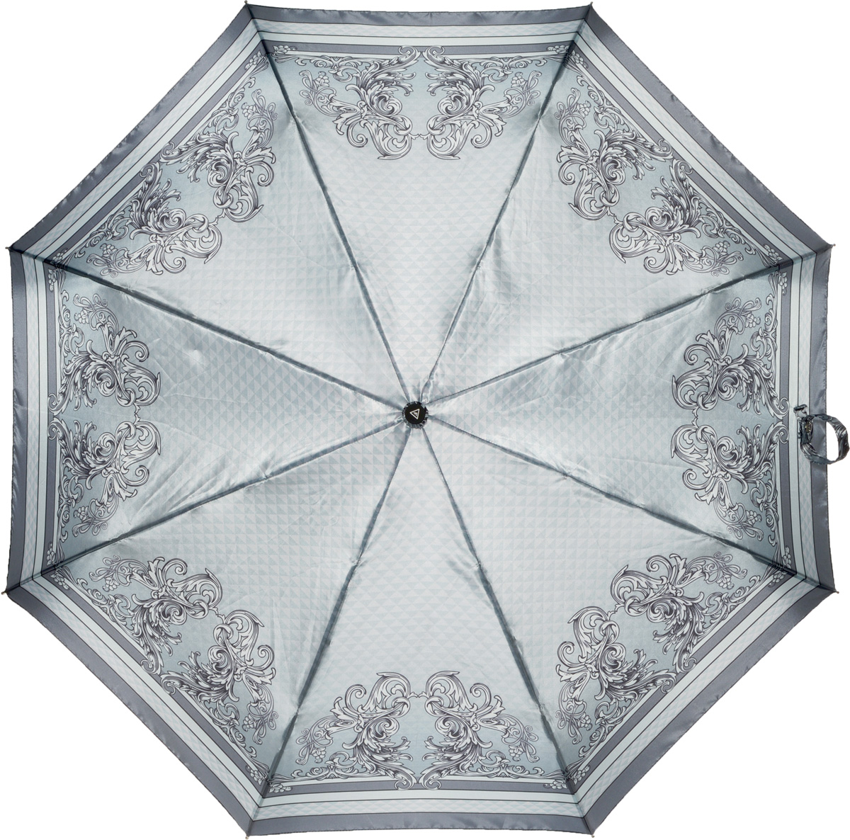 Зонт женский Fabretti, автомат, 3 сложения, цвет: серый. L-16104-2