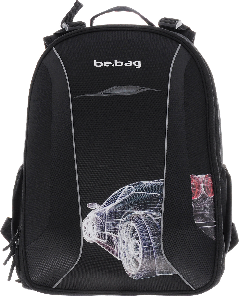 Herlitz Ранец школьный Be Bag Grid Car11409943 Herlitz Ранец школьный Be Bag Grid Car11409943Школьный ранец Herlitz Be.Bag. Grid Carиз коллекции Airgo изготовлен по жестко-каркасной технологии, что обеспечивает правильную эргономичную форму. Каркас не деформируется при нагрузке и распределяет вес по всей площади ранца.Ранец содержит два вместительных отделения, закрывающихся на застежки-молнии с двумя бегунками. В большом отделении находится мягкая перегородка для тетрадей или учебников, фиксирующаяся хлястиком на липучке. Во втором отделении расположены: карман-сетка, органайзер для канцелярских принадлежностей, кармашек под мобильный телефон и пластиковый карабин для ключей. Изделие имеет два открытых боковых кармана на резинке.Ранец оснащен регулируемыми по длине и высоте плечевыми лямками и дополнен текстильной ручкой для переноски в руке. Грудное крепление для лучшей фиксации лямок на плечах ребенка. Прочное дно с пластиковыми ножками придает ранцу хорошую устойчивость и защиту от загрязнений. Светоотражающие элементы обеспечивают безопасность в темное время суток.Многофункциональный школьный ранец станет незаменимым спутником вашего ребенка в походах за знаниями.Рекомендуемый возраст: от 6 лет.