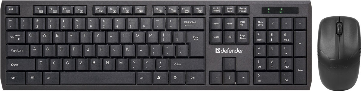 Defender Harvard C-945 RU, Black комплект мышь + клавиатура