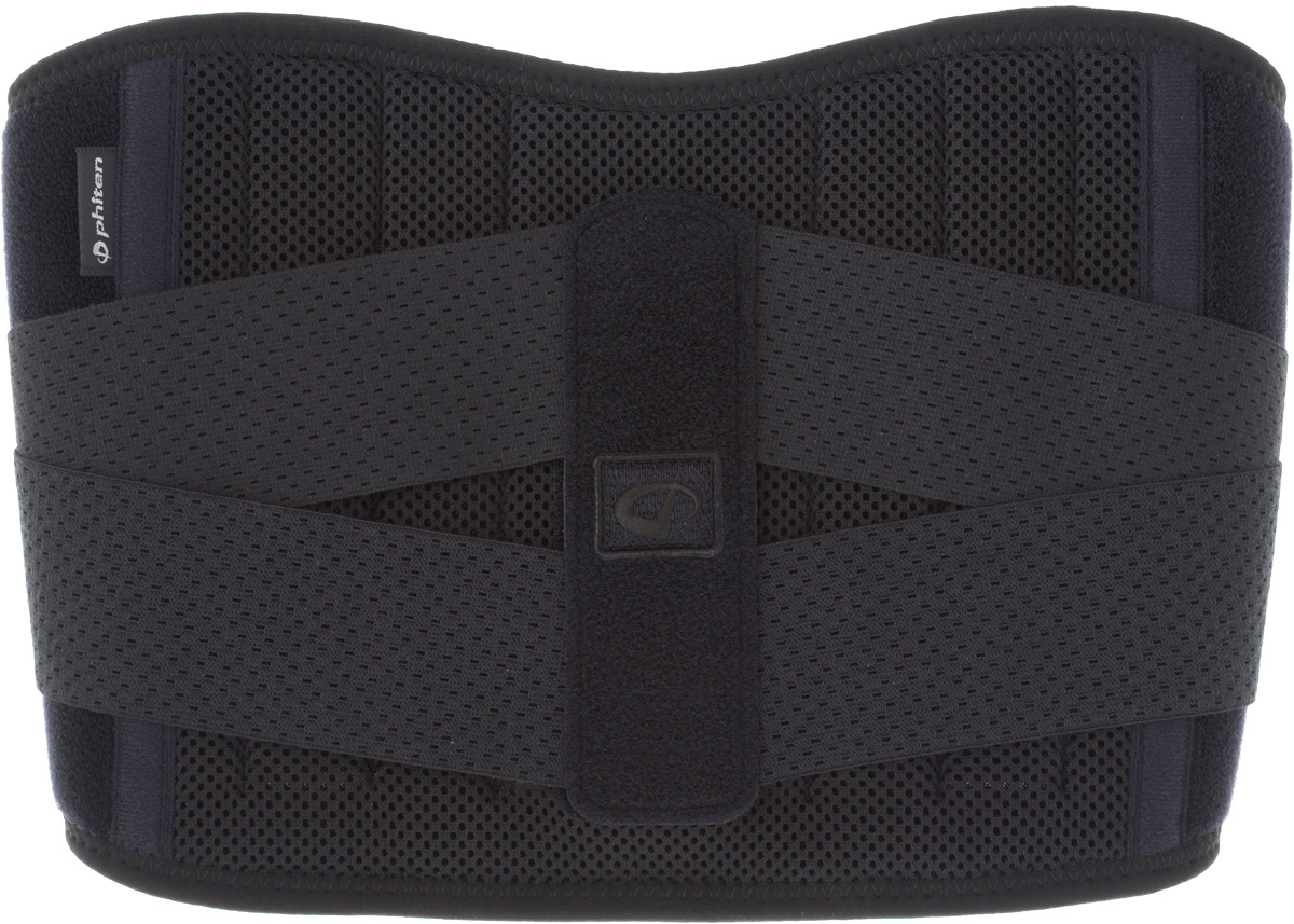 Суппорт спины Phiten Waist Belt. Hard Type. Размер L (95-115 см)AP160005 Суппорт спины Phiten Waist Belt. Hard Type. Размер L (95-115 см)AP160005Суппорт спины Phiten Waist Belt. Hard Type - это регулируемый легкий пояс для поясницы, который обеспечивает очень прочную, регулируемую при помощи пристежных ремешков и жестких вставок фиксацию. При этом пояс подходит для ношения в течение всего дня. Благодаря пропитке из акватитана и аквапалладия, пояс оказывает помощь при радикулите, остеохондрозе, люмбаго, болях в пояснице и спине различного происхождения, воспалениях мелких межпозвоночных суставов, нарушениях мышечного тонуса в поясничной области, легкой нестабильности позвоночника. Суппорт обеспечивает: 1. Улучшение циркуляции крови в организме; 2. Уменьшение болей в спине; 3. Уменьшение усталости; 4. Устранение мышечных спазмов и болей, связанных с ними; 5. Уменьшение нагрузки на позвоночник; 6. Поддержку мышц спины. Пояс оснащен сменными пластиковыми вставками для регулировки жесткости. Уникальная система двойного затягивания обеспечивает максимальный комфорт. Застегивается на липучку. Специальная сетка в задней части бандажа обеспечивает хорошую вентиляцию.Материал: наружная часть: нейлон 93%, полиуретан 7%; внутренняя часть: полиуретан 100%; задняя часть: нейлон 80%, полиуретан 20%, липучка: полиэстер 100%; акватитан, аквапалладий. Обхват поясницы: 95-115 см. Длина пояса: 115 см.