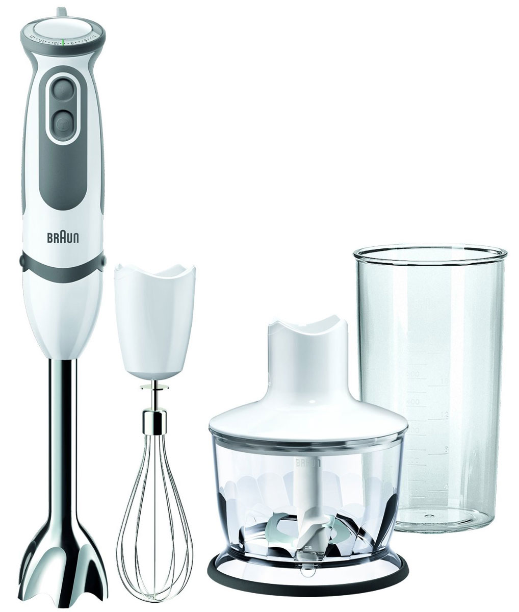 Braun SAUCE MQ5035 блендер0X22111046 Braun SAUCE MQ5035 блендер0X22111046Блендер Braun SAUCE MQ5035 обеспечивает максимальную точность для контроля результата измельчения. SAUCE MQ5035 с обновленным, ещё более удобным держателем, 21 скоростью и кнопкой турбо позволяет изменять скорости во время работы одной рукой.Ультра острые лезвия из нержавеющей стали и особая форма ноги блендера позволяют измельчать продукты до мельчайших частиц, не оставляя брызг в процессе работы. Быстро, легко, эффективно - лучшие результаты в смешивании и измельчении.Специально разработанный мотор в уменьшенном варианте, с увеличенной мощностью сконструирован для простоты использования и лучших результатов. Теперь компактный дизайн и эргономичная ручка идеально помещаются в руке!