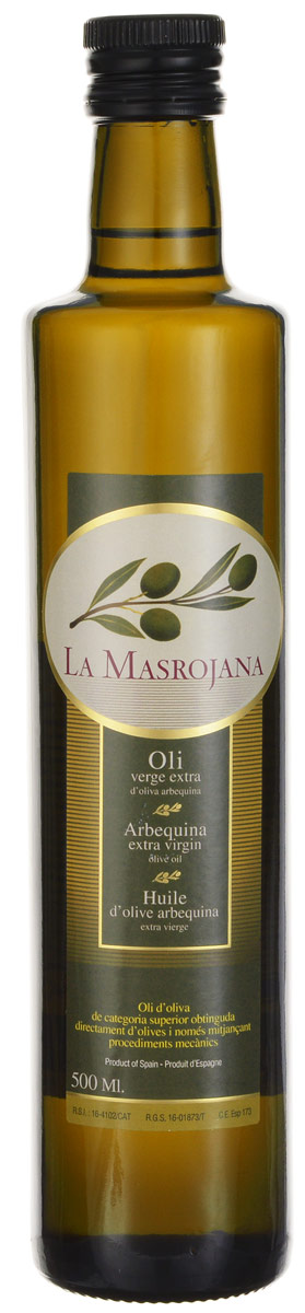 La Masrojana Extra Virgin масло оливковое, 0,5 л8420642000114 La Masrojana Extra Virgin масло оливковое, 0,5 л8420642000114Компания La Masrojana выпускает оливковое масло из одного сорта оливок – Арбекина. Из-за своего небольшого размера эти оливки собирают вручную, они содержат большое количество масла. Оливковое масло из сорта Арбекина - это легкая и нежная текстура . Вкус сладкий и фруктовый, с оттенками яблока и миндаля. Аромат - очень свежий и фруктовый, в первых тонах чувствуется томат, миндаль, укроп, зеленая трава.Кислотность - 0,2%, что по нормативам Испании считается лечебным оливковым маслом. Идеальное масло на любой случай! Особенно рекомендуется для овощей (свежих или вареных) и рыбы (на пару или на гриле), а также выпечки.