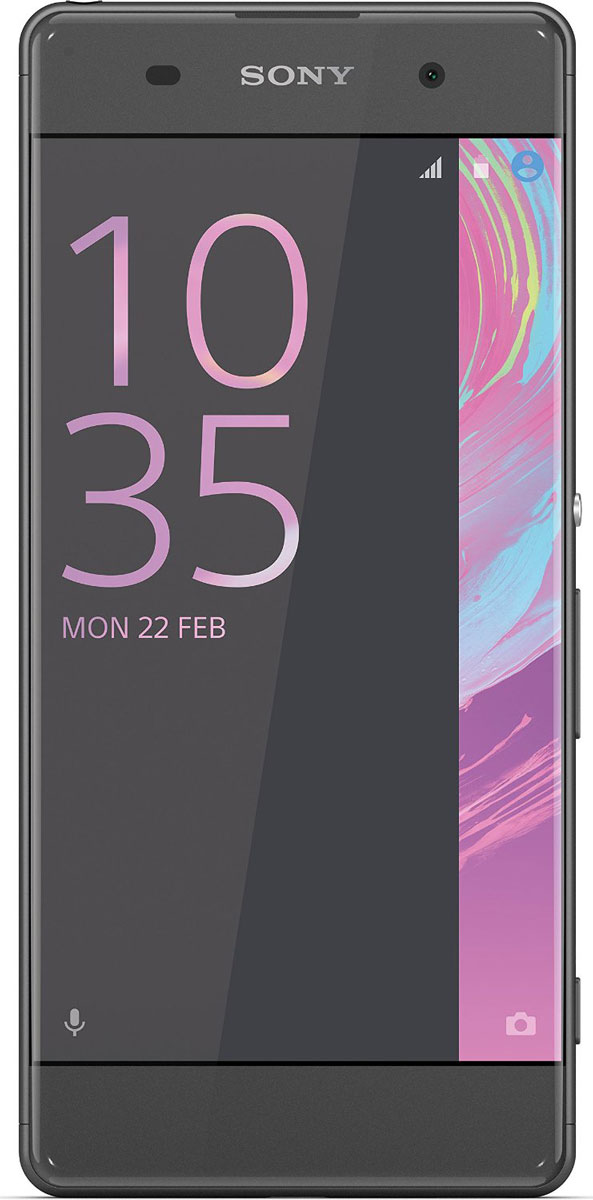 Sony Xperia XA, Graphite Black7311271556633 Sony Xperia XA, Graphite Black7311271556633Смартфон - та вещь, которую вы всегда берете с собой. Поэтому Xperia XA спроектирован так, чтобы гармонично вписаться в вашу жизнь. Его дисплей занимает всю переднюю панель, края закруглены, а размер как раз такой, чтобы комфортно лежать в руке.Дисплей Xperia XA занимает всю ширину передней панели и его рамка почти не видна. Таким образом, мы увеличили размер дисплея, не увеличивая сам смартфон.Камера Xperia XA всегда готова к съемке - достаточно лишь нажать кнопку быстрого запуска. Впредь вы никогда не упустите даже самых быстротечных моментов.Снимайте только яркие, четкие фотографии. Xperia XA оснащен гибридным автофокусом, наводящим резкость менее чем за секунду. Вы также можете вручную сфокусировать изображение в любой точке, даже в углах: просто коснитесь дисплея в нужном месте.Хотите сделать селфи на вечеринке или запечатлеть ночной городской пейзаж? В Xperia XA используются высокочувствительные матрицы, поэтому вы получите четкие фотографии даже в условиях низкой освещенности, с какой бы камеры ни снимали.Одного заряда Xperia XA хватает до 2 дней работы. Это значит, что вы можете еще дольше слушать любимую музыку и общаться с друзьями, не вспоминая о зарядном устройстве. Уходите гулять, и нужно быстро подзарядить смартфон? С помощью устройства для быстрой зарядки UCH12 уже через 10 минут аккумулятор Xperia XA получит достаточно энергии, чтобы проработать до пяти с половиной часов.Xperia XA оснащен передовым 64-разрядным восьмиядерным процессором, который экономно расходует заряд аккумулятора.Телефон сертифицирован EAC и имеет русифицированный интерфейс меню и Руководство пользователя.