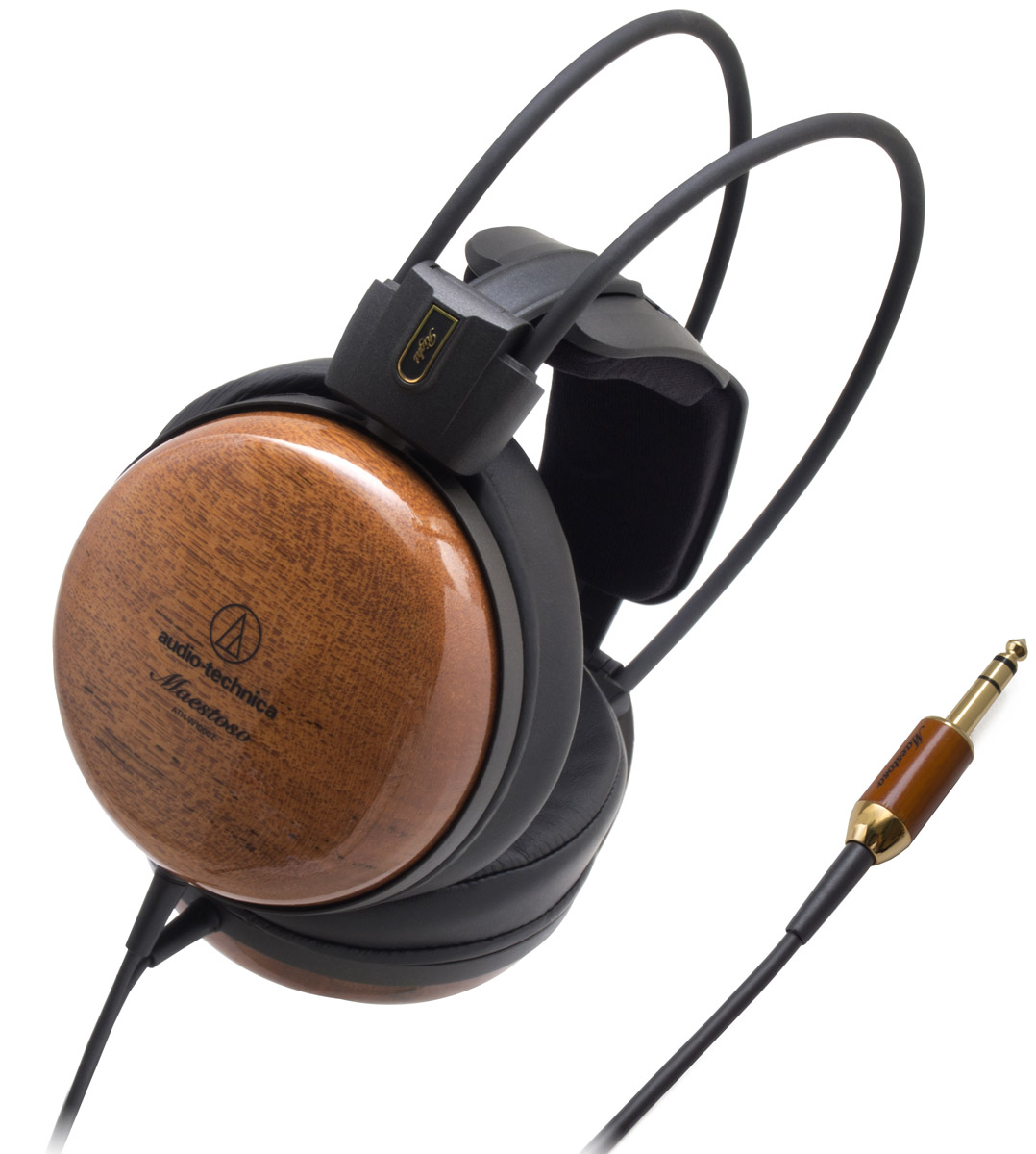 Audio-Technica ATH-W1000Z наушники15118479 Audio-Technica ATH-W1000Z наушники15118479Audio-Technica ATH-W1000Z – выдающиеся Hi-Fi-наушники со звуком высокого разрешения.Благодаря чашкам из тика, одной из трёх самых ценных пород дерева в мире, эти наушники обеспечивают великолепное тёплое звучание с сочными басами. Кроме того, низкочастотный диапазон расширен за счёт применения эксклюзивной технологии двойного демпфирования вторичных колебаний (D.A.D.S.).53-миллиметровые драйверы, оснащённые звуковыми катушками с обмоткой из бескислородной меди (OFC-7N), обеспечивают передачу всех нюансов звучания. Лёгкие и при этом очень жёсткие магниевые рамки и дефлекторы помогают уменьшить нежелательные резонансы. Кроме того, резонансы дополнительно гасятся фирменным 3D-креплением наушников, которое также обеспечивает комфортную посадку и позволяет использовать ATH-W1000Z в течение длительного времени.Наушники оснащены 3-метровым двусторонним кабелем с оплёткой из термопластичного эластомера, предотвращающей спутывание.