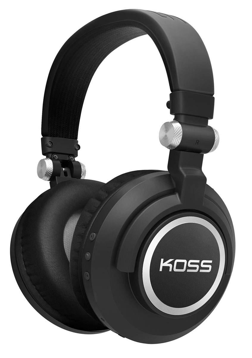 Koss BT540i наушники15117684 Koss BT540i наушники15117684Koss BT540i – полноразмерные наушники с возможностью беспроводной передачи аудиосигнала по Bluetooth или NFC соединению. Модель имеет съёмный кабель и складную конструкцию, что удобно для хранения и транспортировки. Наушники отличаются комфортной посадкой за счет удобного оголовья, покрытого мягкой кожей сверху и приятным велюром с внутренней стороны.Ещё один важный момент: Koss BT540i — не просто наушники, а гарнитура. На съёмном кабеле микрофонов нет, они находятся на правой чаше. Микрофонов два, что помогает отсекать внешний шум и повышает качество передачи речи. Основной микрофон — голосовой — расположен на чаше рядом с входом microUSB. Второй, используемый в паре с основным для подавления внешних шумов, находится рядом с креплением чаши и выглядит, как небольшая полость в правом наушнике.