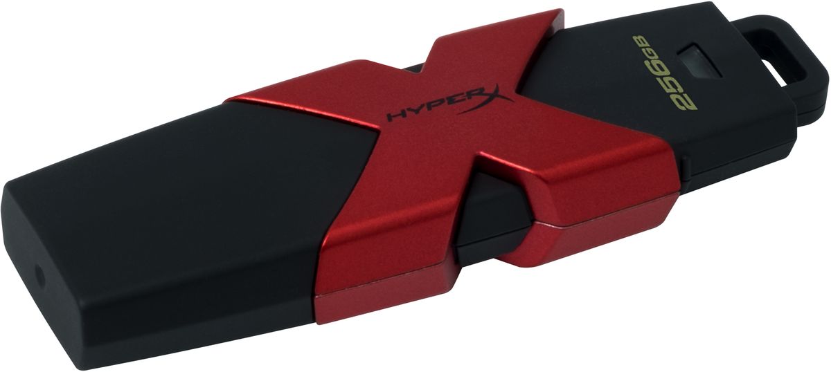 Kingston HyperX Savage 256GB USB-накопительHXS3/256GB Kingston HyperX Savage 256GB USB-накопительHXS3/256GBKingston HyperX Savage - это стильный накопитель с элегантным черным корпусом и фирменным логотипом HyperX в агрессивном красном цвете. Он предназначен для использования с различными платформами и игровыми консолями, включая PS4, PS3, Xbox One и Xbox 360.USB-накопитель HyperX Savage обеспечивают высокую скорость работы (до 350 Мб/с) для экономии времени во время передачи файлов и позволяют быстро открывать, изменять и переносить файлы с накопителя без снижения производительности. Благодаря большой емкости, у вас будет достаточно места для хранения больших файлов (фильмов, фотографий с высоким разрешением, музыки и т.д.). Устройство соответствует спецификациям USB 3.1 Gen 1, поэтому вы сможете воспользоваться всеми преимуществами портов USB 3.1 в настольных компьютерах и ноутбуках, а также обратной совместимостью с USB 3.0 и USB 2.0.