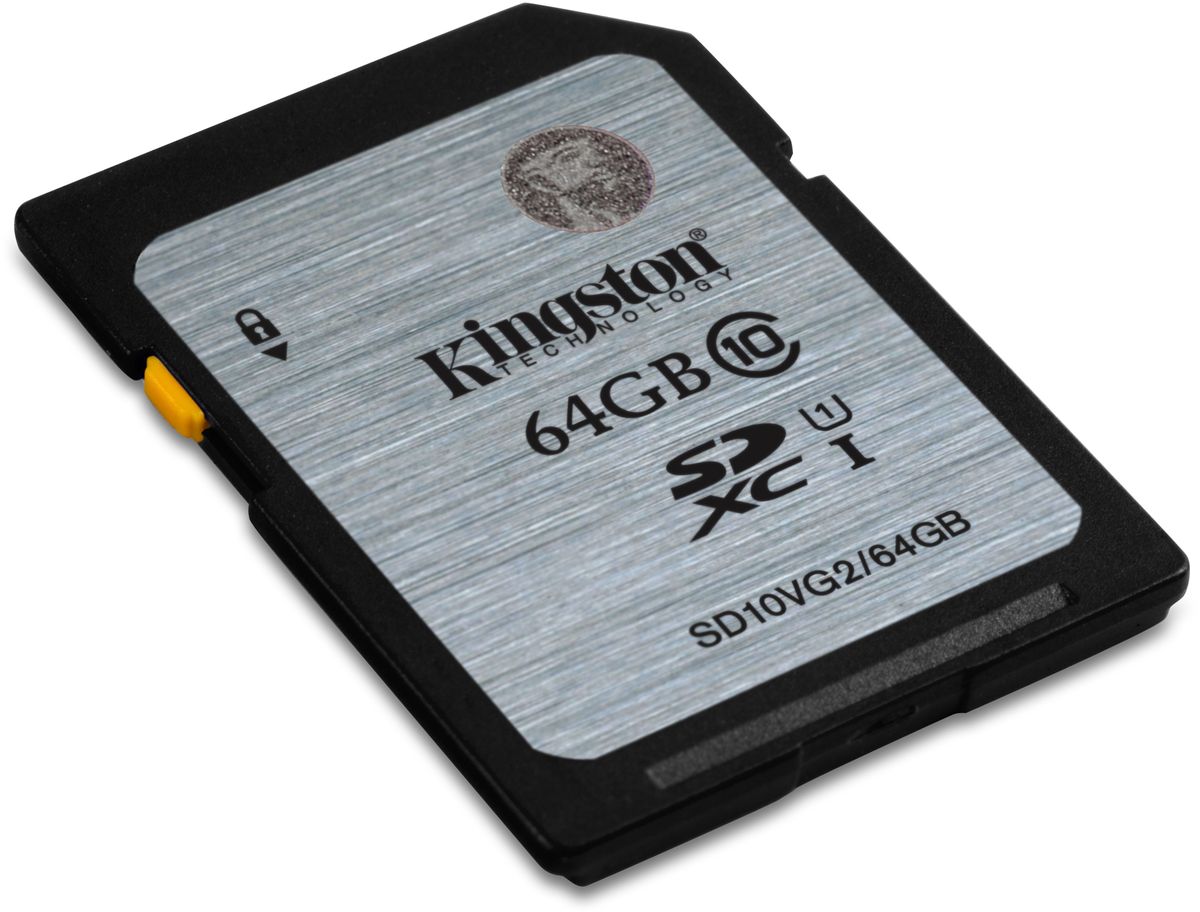 Kingston SDXC Class 10 UHS-1 64GB карта памяти