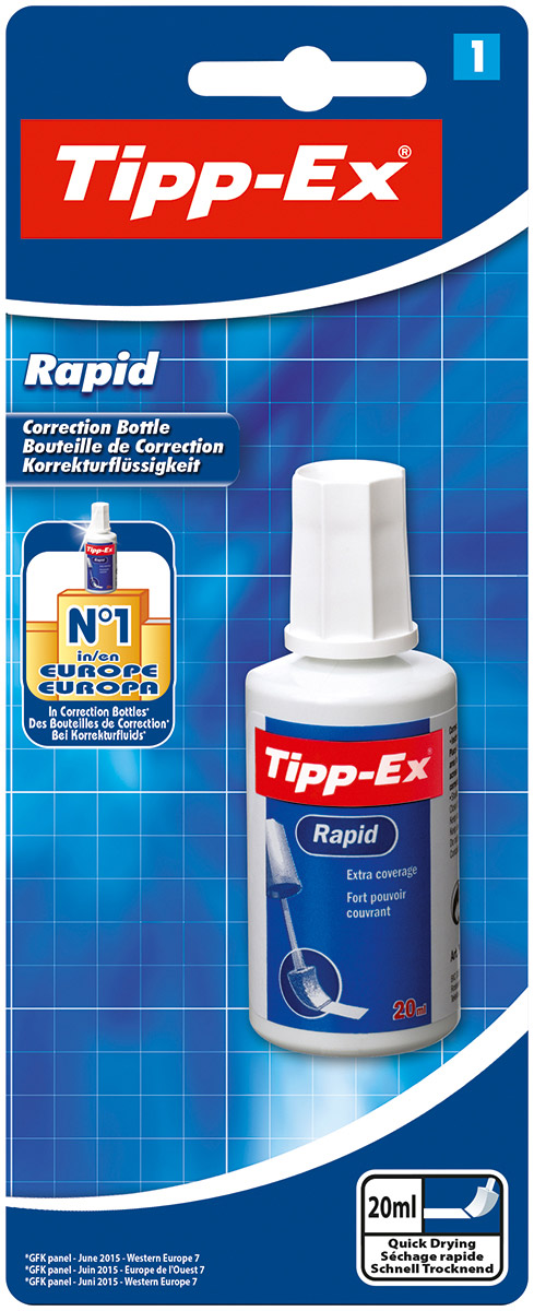 Bic Корректирующая жидкость Tipp-Ex Rapid 20 мл
