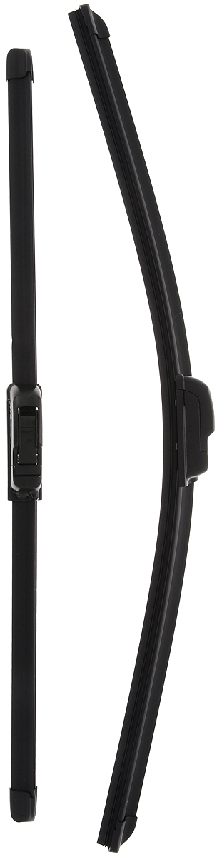 Щетка стеклоочистителя Bosch AR533S, бескаркасная, со спойлером, длина 47,5/53 см, 2 шт3397118902 Щетка стеклоочистителя Bosch AR533S, бескаркасная, со спойлером, длина 47,5/53 см, 2 шт3397118902Комплект Bosch AR533S состоит из двух бескаркасных щеток разного размера. Щетки выполнены по современной технологии из высококачественных материалов и предназначены для установки на переднее стекло автомобиля. Отличаются высоким качеством исполнения и оптимально подходят для замены оригинальных щеток, установленных на конвейере. Обеспечивают качественную очистку стекла в любую погоду.AEROTWIN - серия бескаркасных щеток компании Bosch. Щетки имеют встроенный аэродинамический спойлер, что делает их эффективными на высоких скоростях, и изготавливаются из многокомпонентной резины с применением натурального каучука. Комплектация: 2 шт.