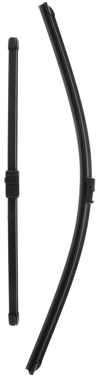 Щетка стеклоочистителя Bosch A096S, бескаркасная, со спойлером, длина 45/60 см, 2 шт3397007096 Щетка стеклоочистителя Bosch A096S, бескаркасная, со спойлером, длина 45/60 см, 2 шт3397007096Комплект Bosch A096S состоит из двух бескаркасных щеток разного размера. Щетки выполнены по современной технологии из высококачественных материалов и предназначены для установки на переднее стекло автомобиля. Отличаются высоким качеством исполнения и оптимально подходят для замены оригинальных щеток, установленных на конвейере. Обеспечивают качественную очистку стекла в любую погоду.AEROTWIN - серия бескаркасных щеток компании Bosch. Щетки имеют встроенный аэродинамический спойлер, что делает их эффективными на высоких скоростях, и изготавливаются из многокомпонентной резины с применением натурального каучука. Комплектация: 2 шт.