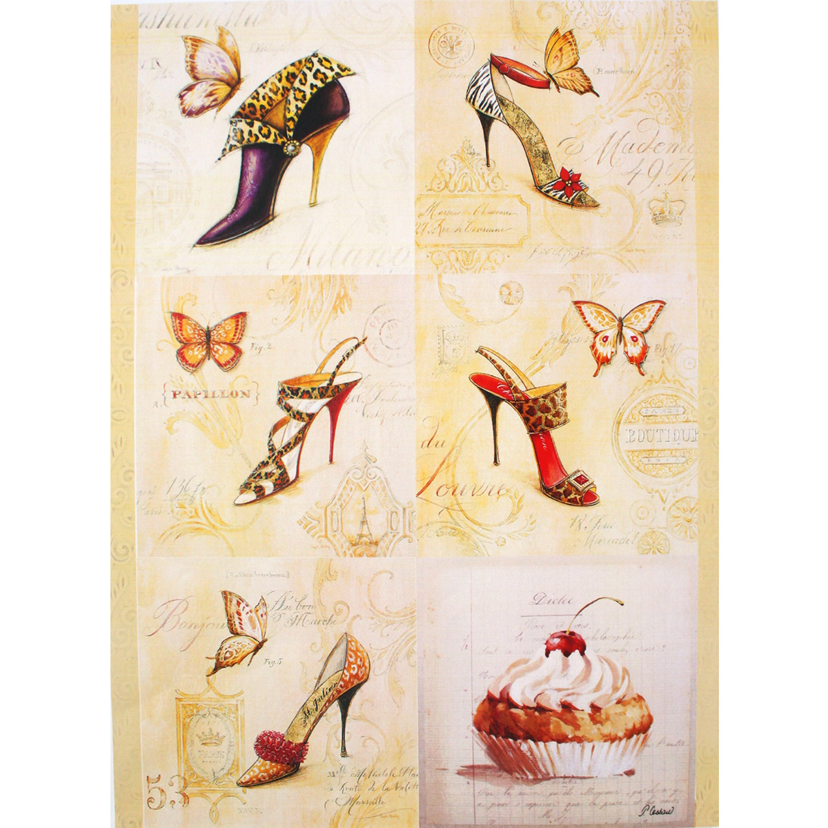 Декупажная карта Freedecor Дамская слабость, А4, 70 гр./м.кв. Dk 3105685686_3105дамскаяслабость Декупажная карта Freedecor Дамская слабость, А4, 70 гр./м.кв. Dk 3105685686_3105дамскаяслабостьДекупажная карта - оригинальная специальная бумага с нанесенным рисунком для использования в технике декупажа. Интересные мотивы, изображенные на бумаге, сделают процесс рукоделия занятным.