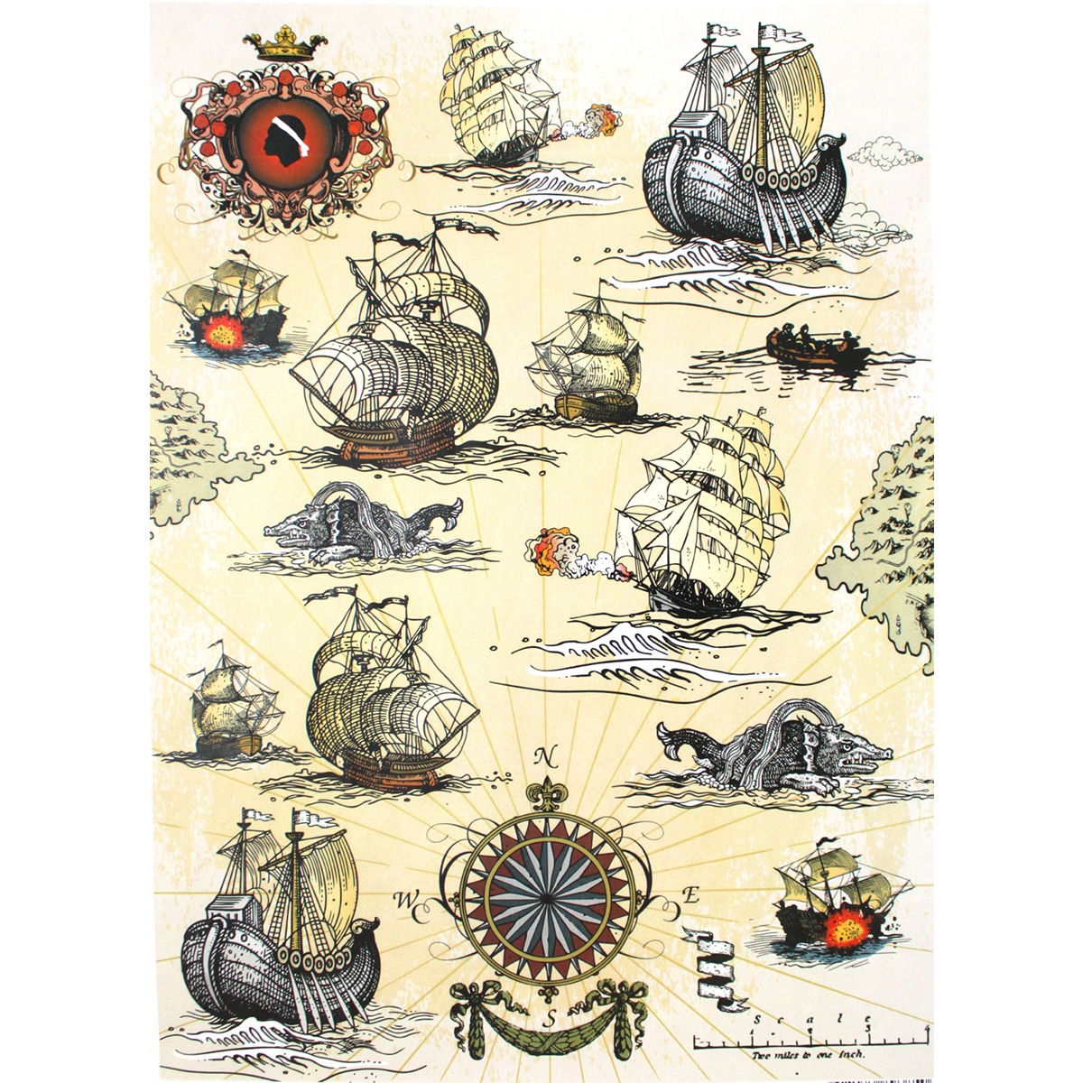 Декупажная карта Freedecor Морской бой, 21 х 29,7 см685686_3067морскойбой Декупажная карта Freedecor Морской бой, 21 х 29,7 см685686_3067морскойбойПреимущество декупажных карт заключается в том, что при наклеивании на поверхность декорируемого предмета они лучше прилегают, не дают складок, не разрываются и не выгорают со временем, в отличие от салфеток и другого материала, используемого в данной технике декорирования.Декорируем предмет с помощью декупажной карты:Возьмите декупажную карту и вырежьте из нее нужный мотив.Прикрепите его к поверхности при помощи пальцев, смоченных в клее, либо при помощи вспомогательных предметов – валика, губки и т.д.Аккуратно разровняйте приклеенный рисунок от центра к краям, выгоняя пузырьки воздуха.При желании дополните картинку рисунками из краски или примените эффект старины.Закрепите готовый мотив с помощью специального лака.Плотность: 70 г/м2.
