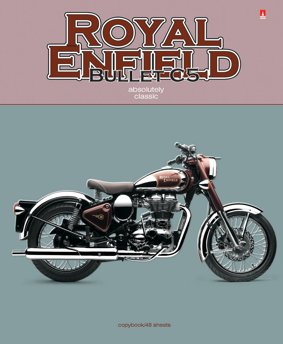 Альт Тетрадь Royal Enfield 48 листов в клетку7-48-1029 Альт Тетрадь Royal Enfield 48 листов в клетку7-48-1029Тетрадь Альт Royal Enfield подойдет студенту и школьнику.Серия Мотоциклы классика посвящена самым хитовым моделям мотоциклов. Двойная обложка тетради изготовлена из плотного картона. Печать выполняется на фольгированной поверхности, за счет чего усиливается объемность и реалистичность рисунка. Рельефное тиснение и отделка гибридным лаком подчеркнули особенности дизайна.Обложки с мотоциклами, относящимися к категории классика, наверняка хорошо знакомы молодым людям. Харлей Дэвидсон, Урал, Триумф и другие - это универсальные, самые популярные модели среди любителей высоких скоростей. Их сдержанный внешний вид, отсутствие большого количества хромированных деталей и украшений - вот причина успеха этих мотоциклов-легенд.Внутренний блок тетради состоит из 48 листов белой бумаги, соединенных двумя металлическими скрепками. Стандартная линовка в клетку дополнена красными полями.