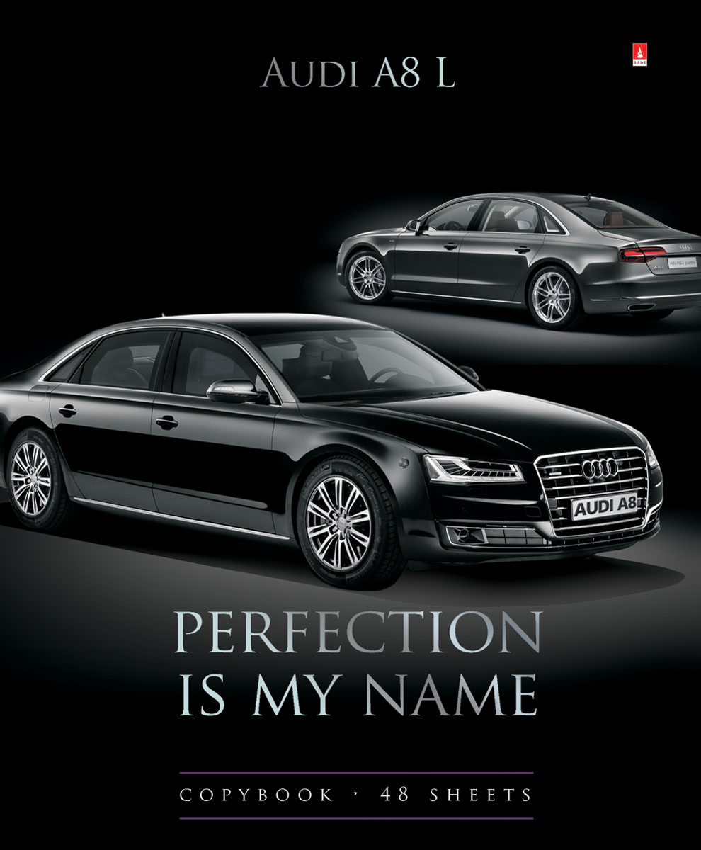 Альт Тетрадь Audi A8 L 48 листов в клетку7-48-1032 Альт Тетрадь Audi A8 L 48 листов в клетку7-48-1032Тетрадь Альт Audi A8 L из серии Машины седаны отлично подойдет для занятий школьнику,студенту или для различных записей.Двойная обложка тетради выполнена из качественного экологически чистого картона с покрытием лака и отделкой серебряной фольги. Лицевая сторона оформлена изображением черной Audi A8 L.Внутренний блок тетради, соединенный двумя металлическими скрепками, состоит из 48 листов первосортной бумаги белого цвета формата А5. Четкая линовка точно совпадает с обеих сторон каждого листа. Поля отмечены красным цветом.