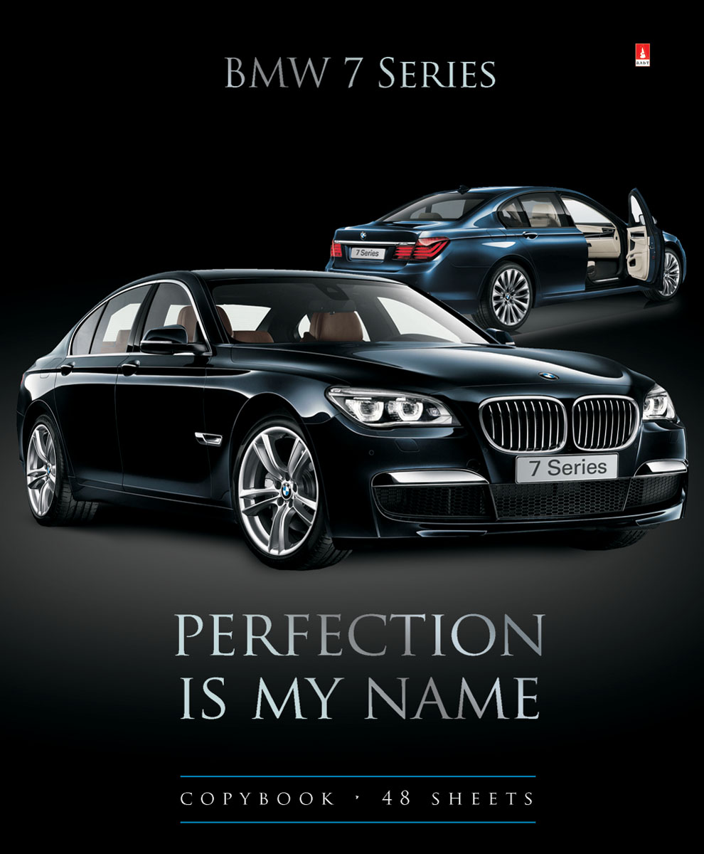 Альт Тетрадь Bmw 7 Series 48 листов в клетку7-48-1032 Альт Тетрадь Bmw 7 Series 48 листов в клетку7-48-1032Тетрадь Альт Bmw 7 Series из серии Машины седаны отлично подойдет для занятий школьнику,студенту или для различных записей.Двойная обложка тетради выполнена из качественного экологически чистого картона с покрытием лака и отделкой серебряной фольги. Лицевая сторона оформлена изображением черного Bmw 7 Series.Внутренний блок тетради, соединенный двумя металлическими скрепками, состоит из 48 листов первосортной бумаги белого цвета формата А5. Четкая линовка точно совпадает с обеих сторон каждого листа. Поля отмечены красным цветом.