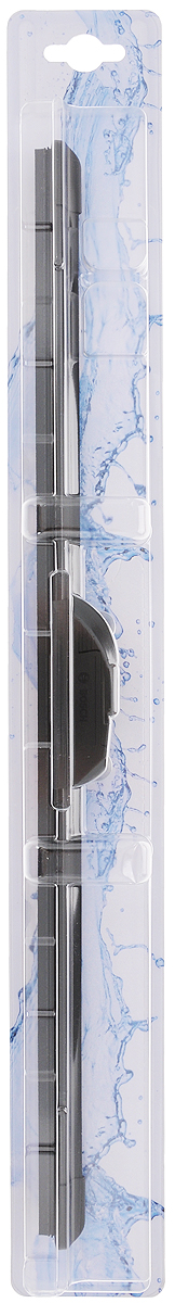 Щетка стеклоочистителя Bosch AR19U, бескаркасная, со спойлером, длина 47,5 см, 1 шт3397008533 Щетка стеклоочистителя Bosch AR19U, бескаркасная, со спойлером, длина 47,5 см, 1 шт3397008533Бескаркасная универсальная щетка Bosch AR22U, выполненная по современной технологии из высококачественных материалов, предназначена для установки на стекло автомобиля. Отличается высоким качеством исполнения и оптимально подходит для замены оригинальных щеток, установленных на конвейере. Обеспечивает качественную очистку стекла в любую погоду. Изделие оснащено многофункциональным адаптером Multi-Clip, который превосходно подходит для наиболее распространенных типов креплений. Простой и быстрый монтаж. AEROTWIN - серия бескаркасных щеток компании Bosch. Щетки имеют встроенный аэродинамический спойлер, что делает их эффективными на высоких скоростях, и изготавливаются из многокомпонентной резины с применением натурального каучука.