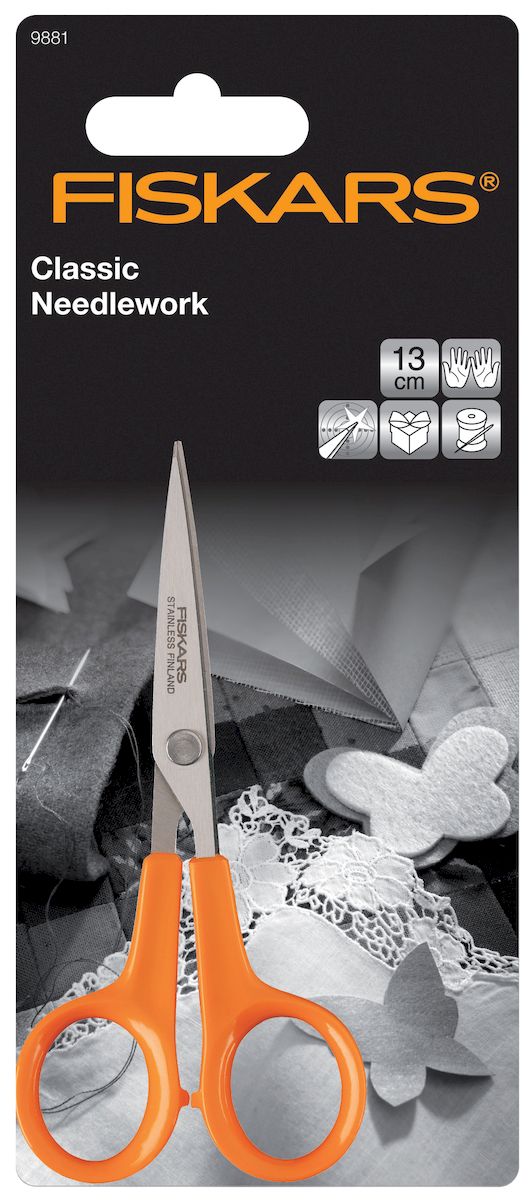 Ножницы для рукоделия Fiskars "Classic. Micro-Tip", 13 см