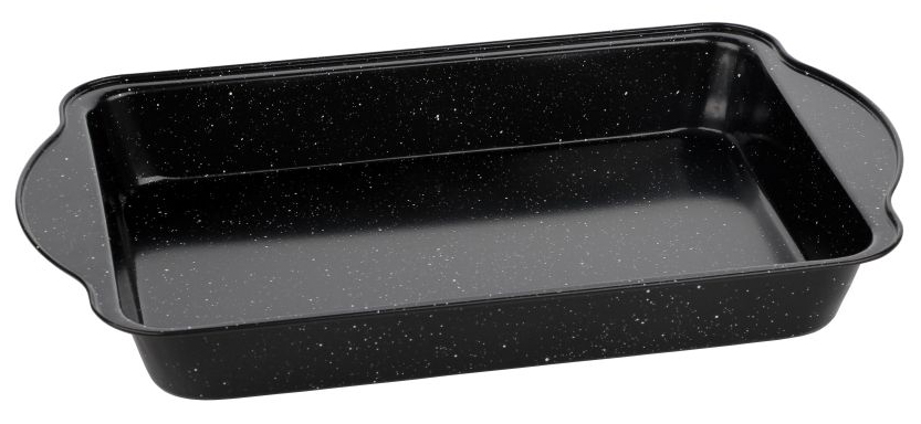 Форма для запекания Walmer Black Marble, 40,5 х 25,5 х 5,5 смW12022426 Форма для запекания Walmer Black Marble, 40,5 х 25,5 х 5,5 смW12022426Прямоугольная форма для выпечки Walmer Black Marbler, выполненная из высококачественной углеродистой стали, гарантирует великолепный результат. Материал корпуса, эффективность которого усилена вкраплениями дополнительного слоя твердых частиц, обеспечивает максимальную теплоотдачу, экономя время приготовления. Двухслойное антипригарное покрытие Xynflon полностью безопасно и не выделяет вредных веществ при нагреве. Форма имеет эргономичные ручки. Можно мыть в посудомоечной машине.