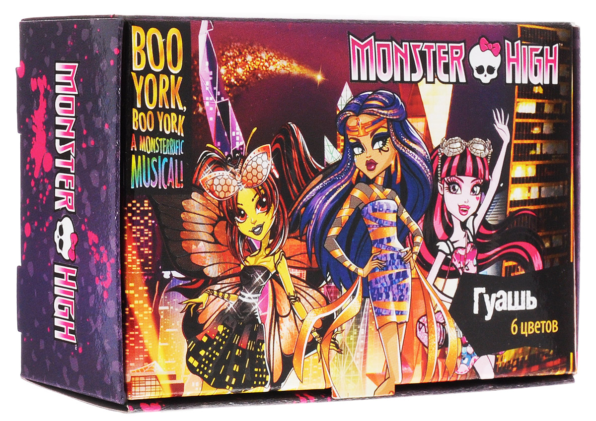 Centrum Гуашь Monster High 6 цветов4030969849996 Centrum Гуашь Monster High 6 цветов4030969849996Набор гуаши Centrum Monster High 6 цветов предназначен для декоративно-оформительских работ и детского творчества. Высокое качество продукции позволит обеспечить необходимые условия для продуктивных занятий изобразительным искусством, а яркое и оригинальное оформление в виде персонажей знаменитого мультсериала «Школа Монстров» обязательно порадует вашего ребёнка и вдохновит на множество новых творческих успехов и побед.Рекомендуемый возраст от 3-х лет.