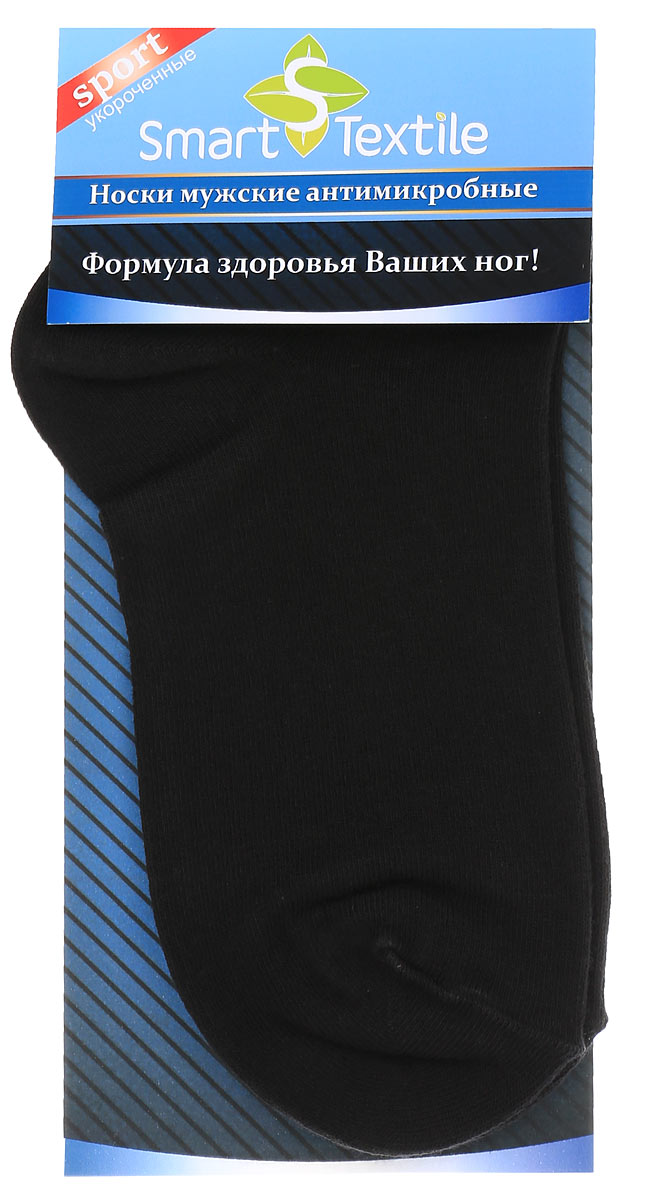 Носки женские Smart Textile Гигиена-грибок, противогрибковые и антимикробные, цвет: черный. Н417. Размер 23Н417 Носки женские Smart Textile Гигиена-грибок, противогрибковые и антимикробные, цвет: черный. Н417. Размер 23Н417Удобные, укороченные женские носки Smart Textile Гигиена-грибок, изготовленные из высококачественного комбинированного материала, идеально подойдут вам. Носки выполнены из эластичного хлопка с добавлением полиамида, что позволяет им легко тянуться, делая их комфортными в носке. Эластичная резинка плотно облегает ногу, не сдавливая ее, обеспечивая комфорт и удобство. Усиленная пятка и мысок обеспечивают надежность и долговечность. Противогрибковые носки Гигиена-грибок обладают специальными свойствами, благодаря дополнительной обработке швейцарским препаратом Sanitized Ag. Препарат Sanitized Ag разработан в Швейцарии, не вызывает раздражения кожи. Данный противогрибковый препарат, которым пропитаны текстильные волокна, выделяется из ткани, пока вы носите носки, благодаря чему обеспечивается надежная защита от болезнетворных микроорганизмов в течение длительного времени. Такие носки надежно защитят ваши ногти, пальцы и ступни ног от грибковых и гнойничковых заболеваний. Носки Гигиена-грибок способны уменьшить неприятный запах пота от ног при продолжительном ношении плотной, не дышащей обуви.
