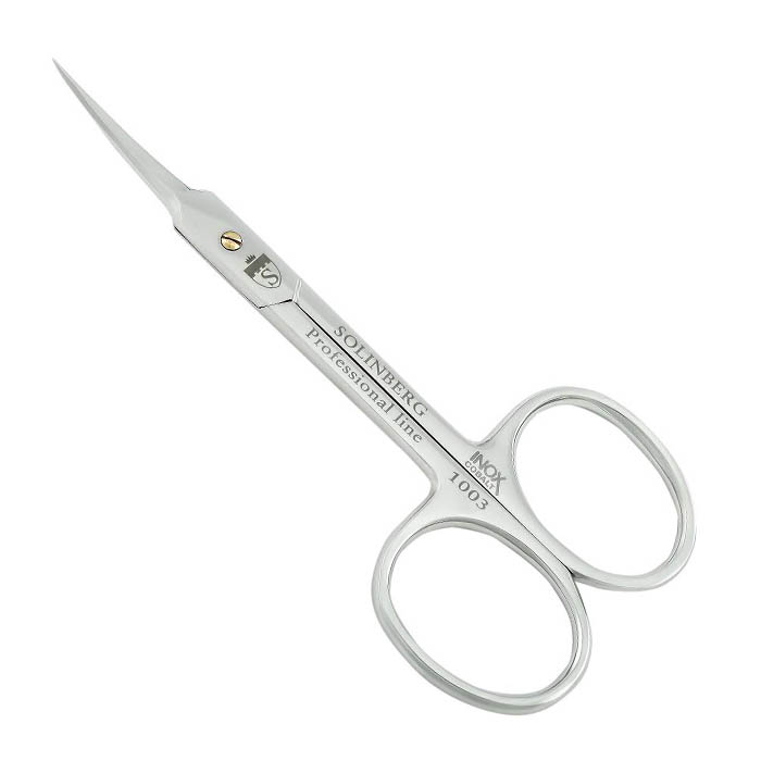 Ножницы маникюрные Solinberg Pro line 1003(ручная заточка), для кожи, серебристые, лезвия 25 мм212-1003з Ножницы маникюрные Solinberg Pro line 1003(ручная заточка), для кожи, серебристые, лезвия 25 мм212-1003зНожницы маникюрные Solinberg Pro line 1003(ручная заточка), для кожи, серебристые, лезвия 25 мм.