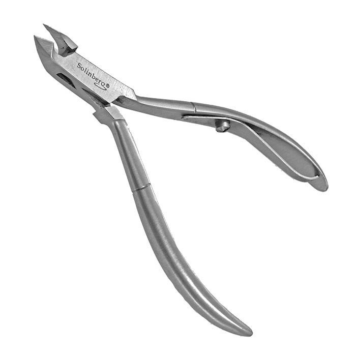 Кусачки маникюрные Solinberg 32810/2 Classic Line(ручная заточка), матовые, одинарная пружина, 5 мм кусачки маникюрные solinberg кусачки маникюрные