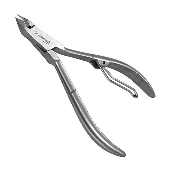 Кусачки маникюрные Solinberg 33010/2 Classic Line(ручная заточка), матовые, одинарная пружина, 5 мм кусачки маникюрные solinberg кусачки маникюрные