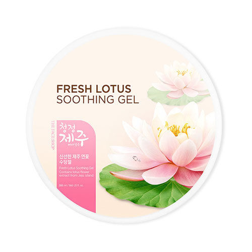 The Face Shop Jeju Lotus Освежающий универсальный гель Лотос, 285 млУТ000001882 The Face Shop Jeju Lotus Освежающий универсальный гель Лотос, 285 млУТ000001882Легкий освежающий гель, основной компонент которого это экстракт нежнейших лепестков лотоса с острова Чеджу. Многофункциональный гель защищает от вредного воздействия окружающей среды, успокаивает раздраженную кожу. Увлажняет и возвращает к жизни даже самую чувствительную и поврежденную кожу. Подходит для ежедневного использования. Успокаивает кожу после солнечных ожогов.