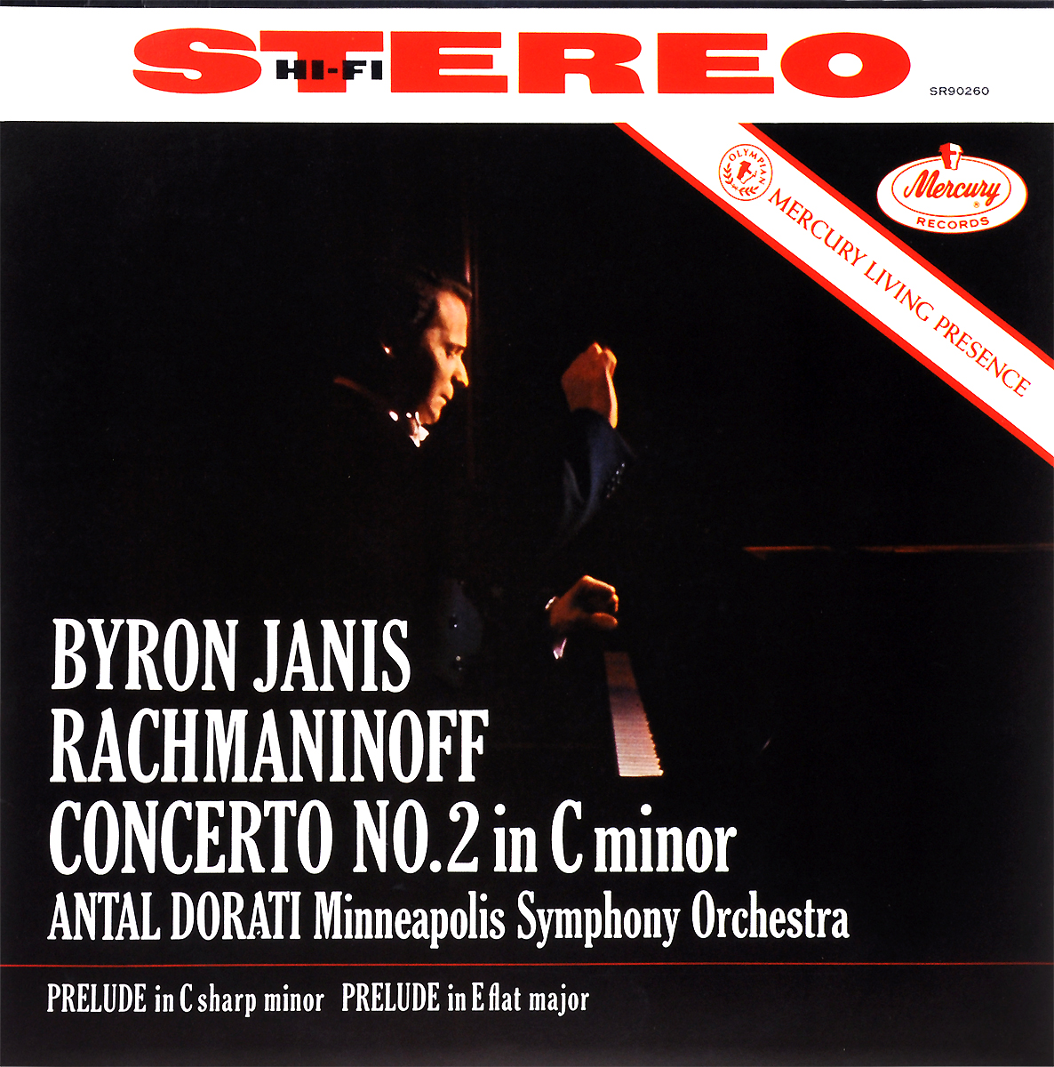 Byron Janis, Antal Dorati, Minneapolis Symphony Orchestra. Rachmaninoff. Concerto No. 2 In C Minor (LP)