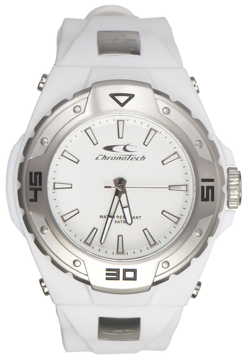 Часы наручные мужские Cronotech, цвет: белый. RW0017