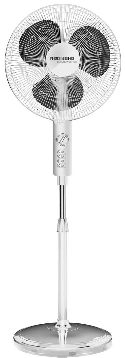 Redmond RAF-5007, White вентиляторRAF-5007Wh Redmond RAF-5007, White вентиляторRAF-5007WhНапольный вентилятор REDMOND RAF-5007 - стильная новинка, представленная в двух цветовых решениях: в чёрном и белом. Модель привлекает своей функциональностью, мощностью и бесшумностью.Вентилятор 5007 имеет всё необходимое для совершенного удобства. Это и надёжное устойчивое основание с металлической ножкой, и угол автоповорота 70°, и механический таймер отключения до 2-х часов, и защита от перегрева двигателя. Практичность и безопасность.5007 предлагает три режима комфортного обдува для любой ситуации: первая скорость рекомендуется для работы вентилятора в ночное время, вторая скорость подойдёт для частого ежедневного использования, третья является идеальным вариантом для быстрого проветривания помещения. Вы можете выбрать мощность обдува, исходя из своих потребностей!