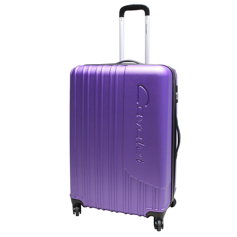 Чемодан-тележка Cavalet Malibu Luggage, 103+20 л, цвет: фиолетовый. 858-70-59858-70-59 Чемодан-тележка Cavalet Malibu Luggage, 103+20 л, цвет: фиолетовый. 858-70-59858-70-59Чемодан-тележка Cavalet на четырех колесах идеально подходит для поездок и путешествий. Корпус имеет жесткую конструкцию и выполнен из ударопрочного пластика. Чемодан имеет одно вместительное отделение для хранения одежды и аксессуаров, с возможностью увеличения объема. Отделение закрывается на застежку-молнию и замок. Внутри сетчатый карман на молнии и багажные ремни для фиксации. Внутренняя поверхность изделия отделана полиэстером.В верхней части чемодана предусмотрена ручка для переноски. На одной из боковых сторон - пластиковые ножки, на другой - дополнительная ручка для переноски.Чемодан оснащен удобной телескопической ручкой. Стильный и удобный чемодан-тележка Cavalet вместит все необходимые вещи и станет незаменимым аксессуаром во время поездок.