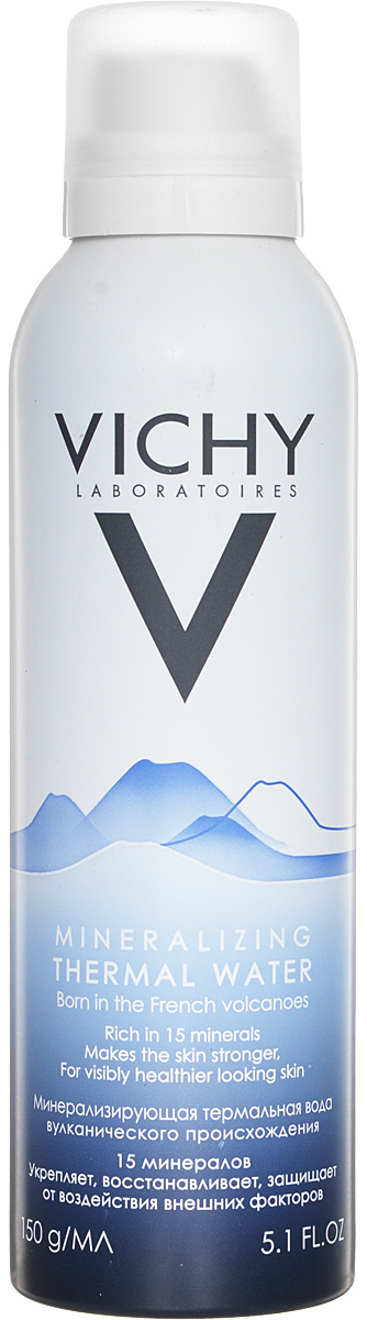 Vichy Термальная вода, 150 млV015551_новый дизайн Vichy Термальная вода, 150 млV015551_новый дизайнСамая высокоминерализованная вода во Франции. Её благотворное влияние на кожу связано не только с минеральным составом (17 минералов и 13 микроэлементов), но и с уникальными природными качествами. Входит в состав почти всех средств VICHY. Увлажняет, успокаивает кожу. Устраняет покраснения, раздражение, ощущение дискомфорта.