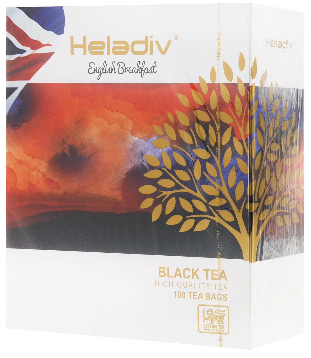 Heladiv English Breakfast чай черный в пакетиках, 100 шт4791007008767 Heladiv English Breakfast чай черный в пакетиках, 100 шт4791007008767Heladiv English Breakfast - высокогорный элитный чай, классического вкуса и аромата. Этот крепкий и бодрящий по вкусу напиток прекрасно пробуждает от сна.